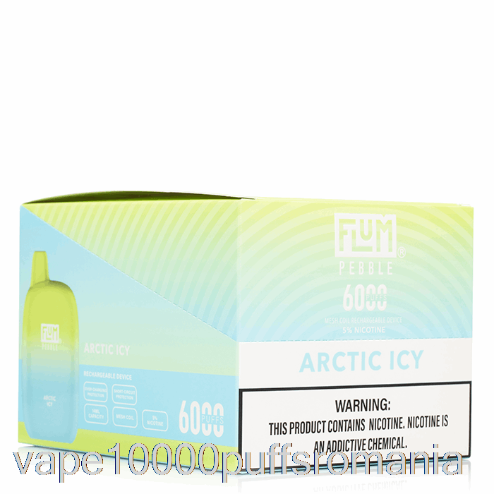 Vape Romania [10-pachet] Flum Pebble 6000 De Unica Folosinta